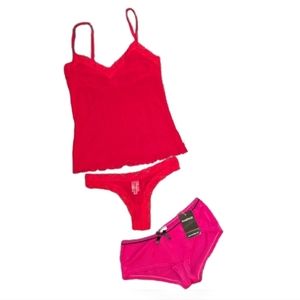 Rampage Intimates Cami Set and panties